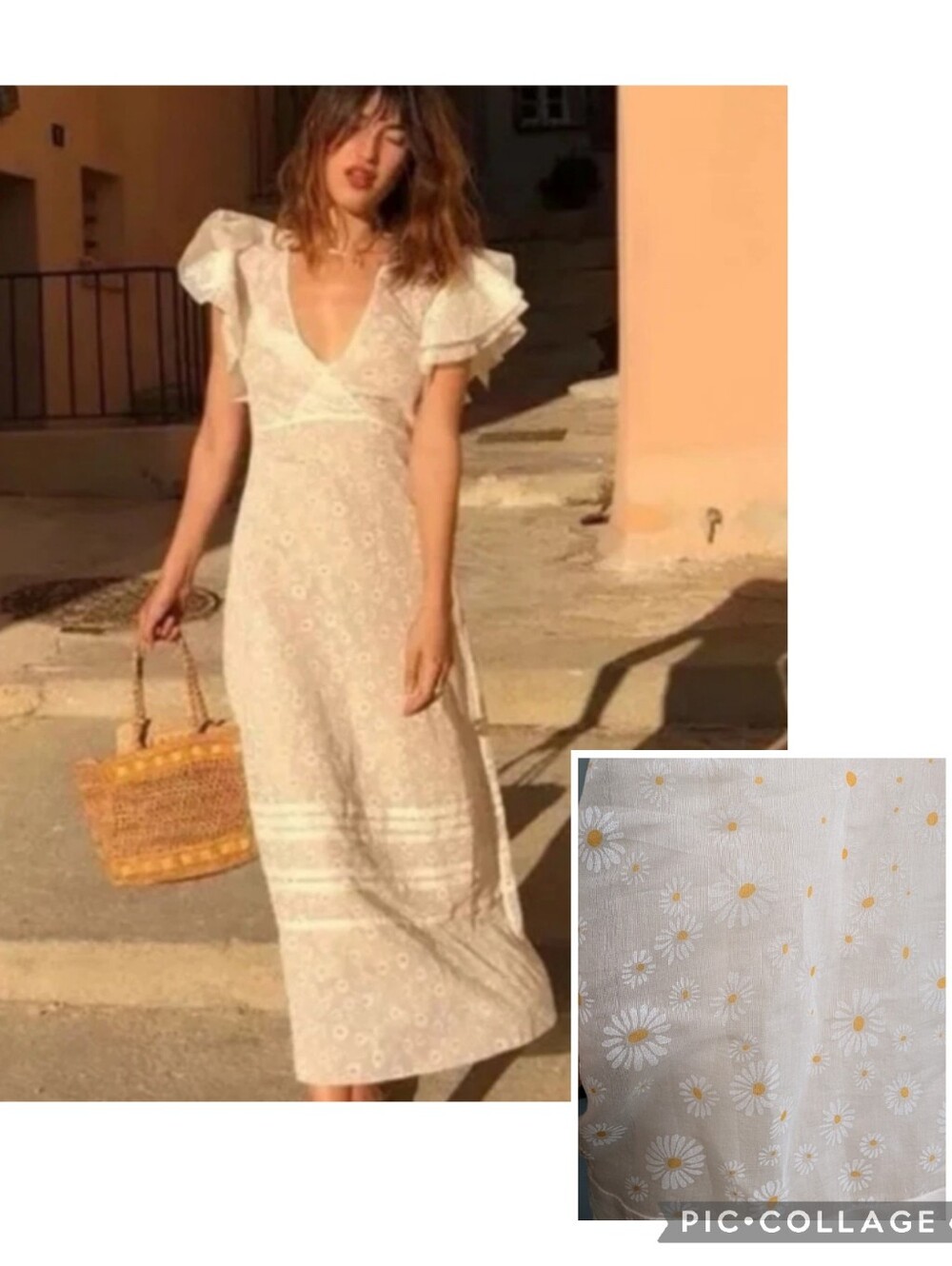 Tory Burch Susana Daisy Midi Dress